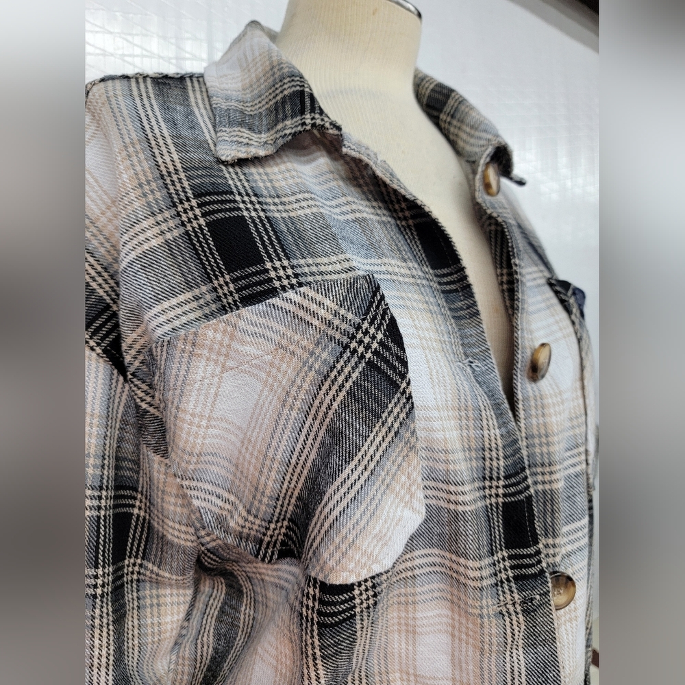 **SOLD******AC/DC World Tour 1979 Plaid Fringe Jacket - Picture 8 of 10